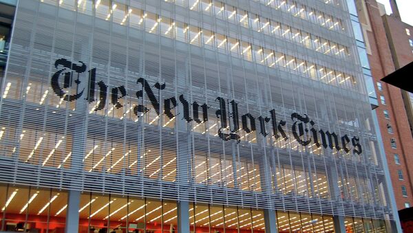 Prédio do jornal The New York Times, em Nova York - Sputnik Brasil