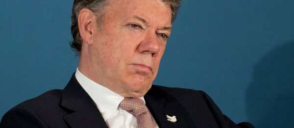 Presidente da Colômbia Juan Manuel Santos Presidente da Colômbia Juan Manuel Santos - Sputnik Brasil