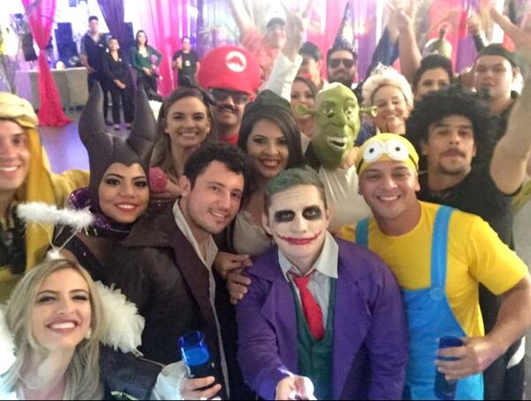 Casseb como o vilão Coringa, do filme Batman, o Cavalheiro das Trevas - Sputnik Brasil