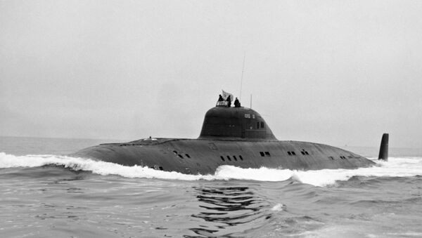 Submarino nuclear 50 anos da URSS - Sputnik Brasil