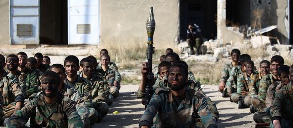 Militantes do grupo da oposição armada síria Jaysh al-Islam - Sputnik Brasil