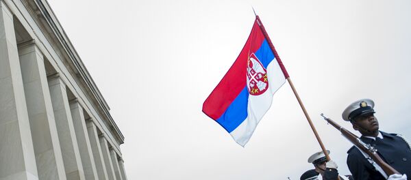 Bandeira da Sériva. - Sputnik Brasil