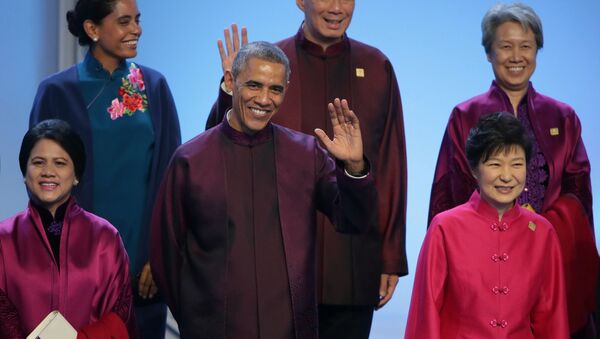 Presidente dos EUA Barack Obama na cúpula da APEC - Sputnik Brasil