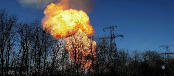 Explosão na Ucrânia (foto de arquivo) - Sputnik Brasil