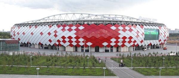 Fachada da arena Spartak, Moscou - Sputnik Brasil