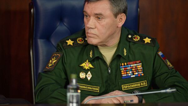 Chefe do Estado-Maior General russo, general Valery Gerasimov - Sputnik Brasil