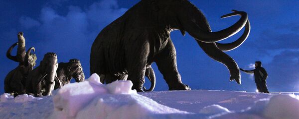 Grupo escultórico Mamutes perto de Khanty-Mansiysk, na Rússia - Sputnik Brasil