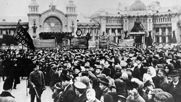 Revolução russa, fevereiro de 1917 - Sputnik Brasil