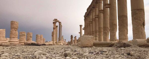 Palmira volta a ser controlada pelas tropas governamentais sírias, em 2 de março de 2017 - Sputnik Brasil