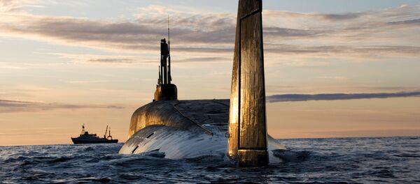 Submarino nuclear Yury Dolgoruky - Sputnik Brasil
