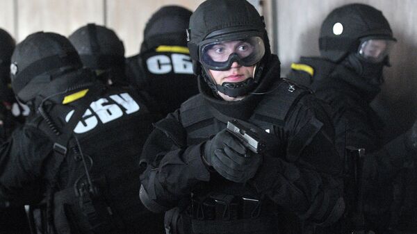 Combatentes do Serviço de Segurança da Ucrânia (SBU, na sigla em ucraniano) - Sputnik Brasil