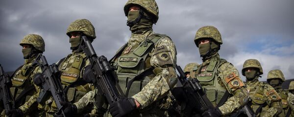 Membros da Força da Segurança do Kosovo - Sputnik Brasil