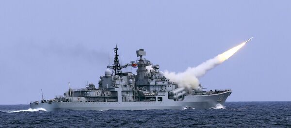 Destróier chinês (imagem refenrecial) - Sputnik Brasil