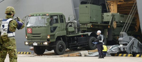 Sistema de mísseis interceptores PAC-3 no Japão - Sputnik Brasil