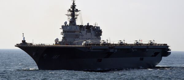Izumo, destróier porta-helicópteros japonês (arquivo) - Sputnik Brasil