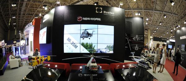 Empresa russa Rostec durante Feira de Defesa e Segurança LAAD no Rio de Janeiro, 2013 - Sputnik Brasil