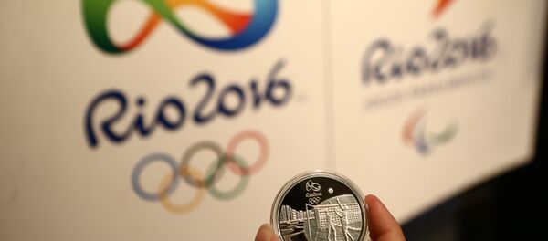 Segundo conjunto de nove moedas comemorativas para a Olimpíada de 2016 - Sputnik Brasil
