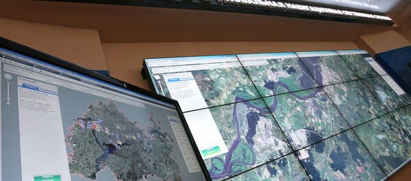 Painel de apresentação do GLONASS - Sputnik Brasil