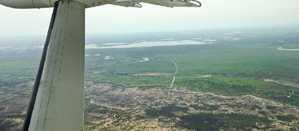 Vista de avião sobre o Sudão do Sul (foto de arquivo) - Sputnik Brasil