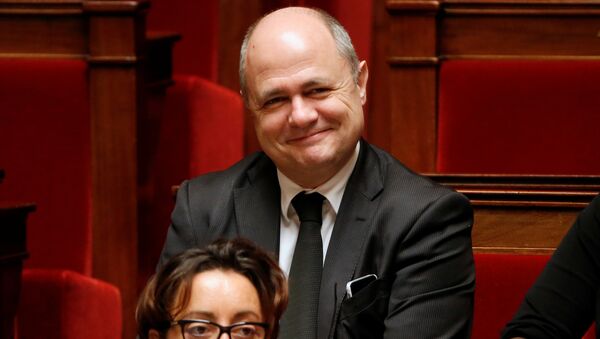 Bruno Le Roux, head of the Socialist group at the National Assembly, attends the start of a parliament debate on a constitutional reform bill that addresses the nationality question and would also make it easier to decree a state of emergency, at the National Assembly in Paris, France, February 5, 2016. - Sputnik Brasil