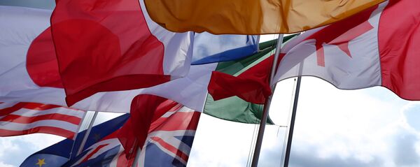 Bandeiras dos países do G7 - Sputnik Brasil