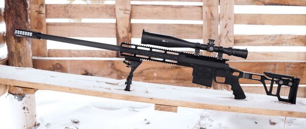 Um fuzil da alta precisão Lobaev - Sputnik Brasil