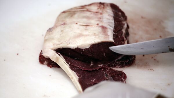 Carne de boi brasileira - Sputnik Brasil