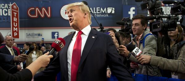 Trump e CNN Trump e CNN - Sputnik Brasil