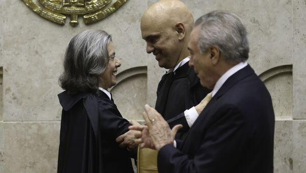 Posse de Alexandre de Moraes no Supremo Tribunal Federal - Sputnik Brasil