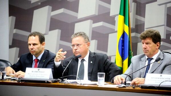 A convite das comissões do Senado, ministro Blairo Maggi defendeu qualidade da carne brasileira - Sputnik Brasil