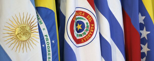 Bandeiras de países membros do Mercosul - Sputnik Brasil