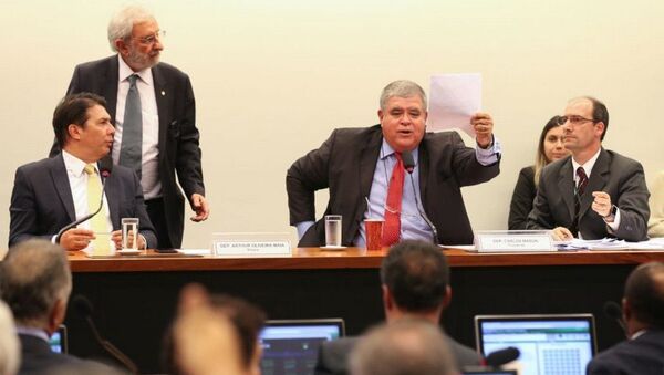Comissão Especial da Reforma da Previdência na Câmara durante audiência para esclarecer a proposta - Sputnik Brasil