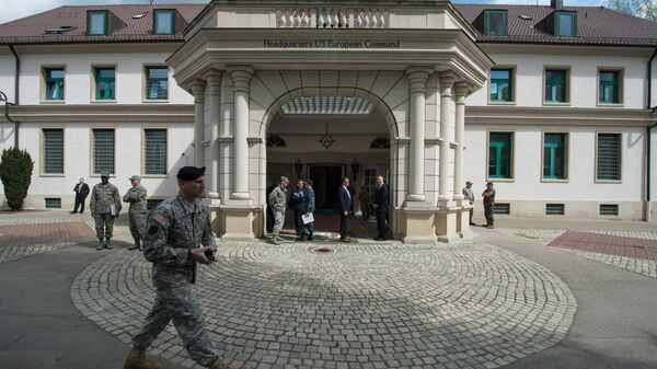 Patch Barracks, quartel-general do EUCOM em Stuttgart, Alemanha, 3 de maio de 2016 - Sputnik Brasil