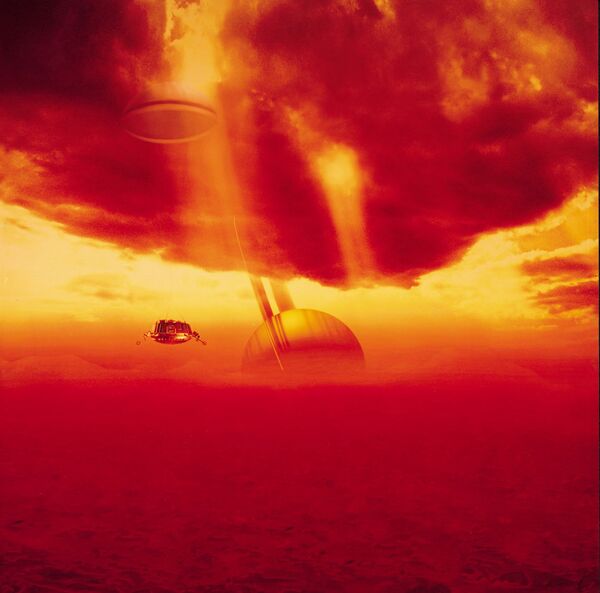 Visão artística da siperfície de Titã, satélite de Saturno - Sputnik Brasil