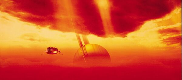 Visão artística da siperfície de Titã, satélite de Saturno - Sputnik Brasil