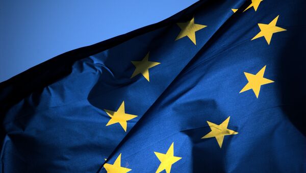 Bandeira da União Europeia. - Sputnik Brasil