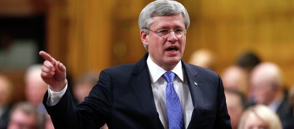 Stephen Harper, primeiro-ministro do Canadá. - Sputnik Brasil
