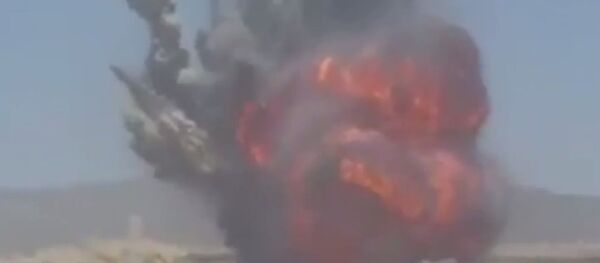 Explosão no Iêmen em 20 de abril Explosão no Iêmen em 20 de abril - Sputnik Brasil