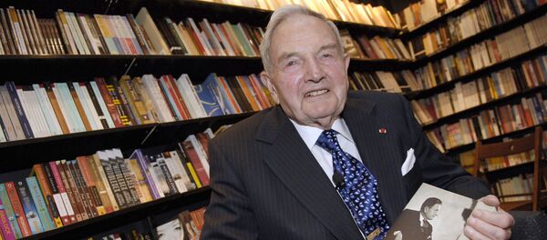 O bilionário David Rockefeller - Sputnik Brasil