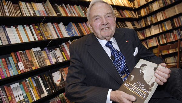 O bilionário David Rockefeller - Sputnik Brasil