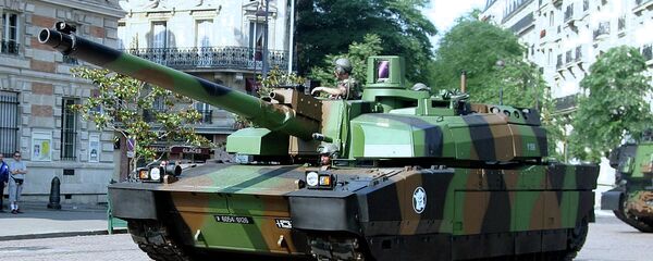 Tanque francês Leclerc - Sputnik Brasil