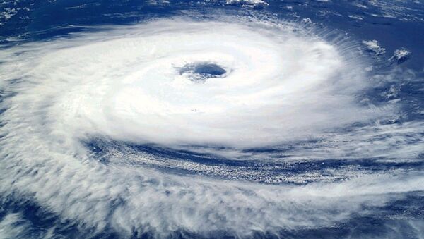 Ciclone tropical visto do Espaço - Sputnik Brasil
