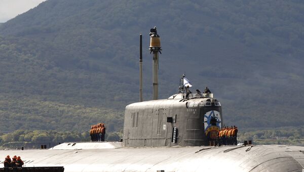 Submarino Tver do projeto 949 Antei (foto de arquivo) - Sputnik Brasil