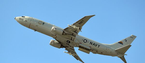 Aeronave da Marinha dos EUA, P-8A Poseidon, produzida pela Boeing - Sputnik Brasil