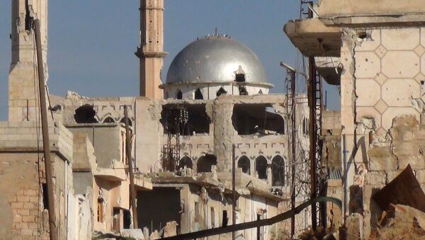 Cidade de Hama destruída na Síria. - Sputnik Brasil