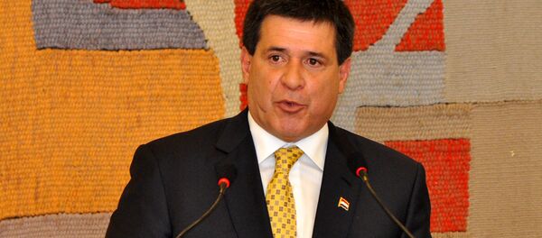 Horacio Cartes, presidente de Paraguay - Sputnik Brasil