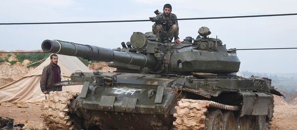 Exército sírio no norte da província e Hama (foto de arquivo) - Sputnik Brasil