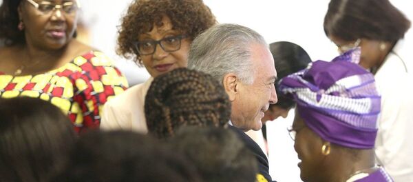 Temer recebe deputadas da Assembleia Parlamentar da CPLP - Sputnik Brasil