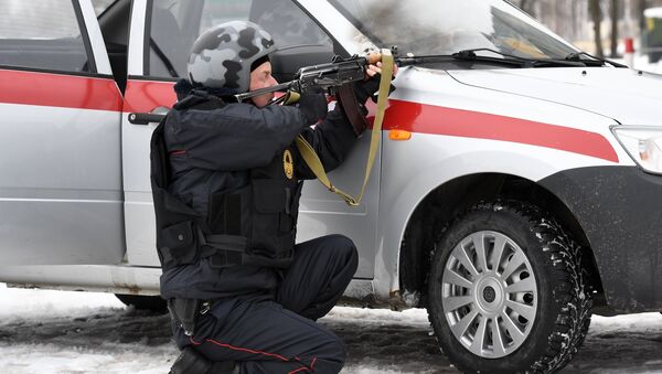 Russian Guard servicemen. File photo - Sputnik Brasil