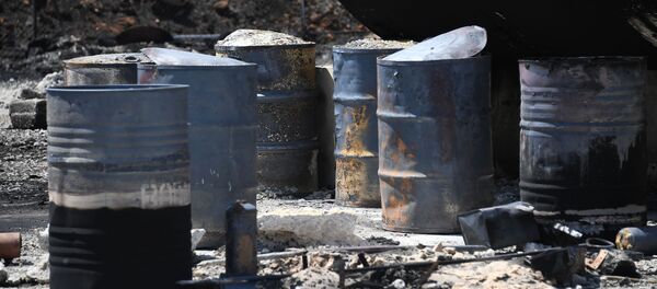 Consequências do ataque contra base aérea na Síria, 7 de abril de 2017 - Sputnik Brasil